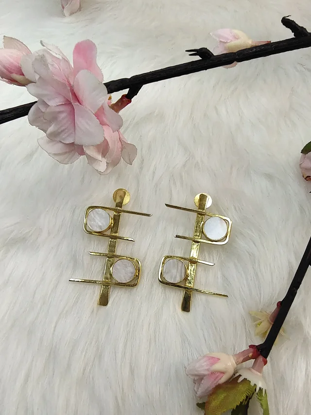 MOP C And D Drop Earrings