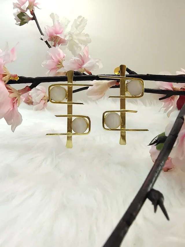 MOP C And D Drop Earrings