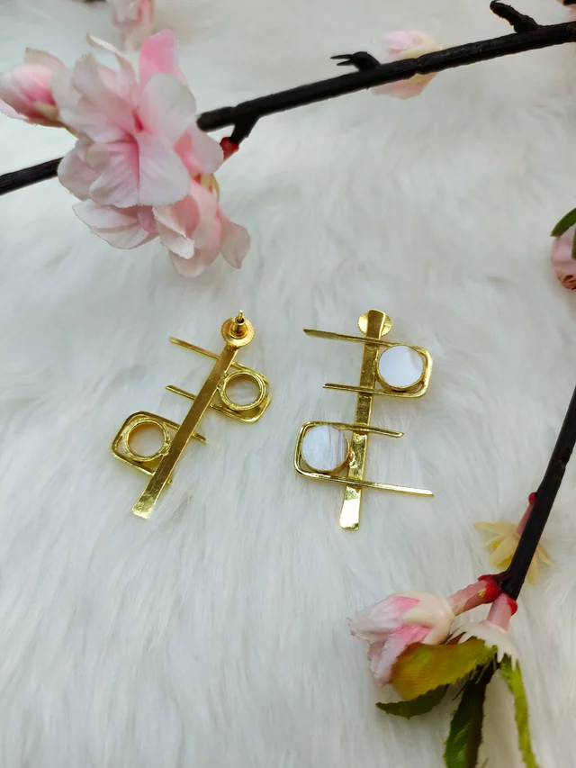 MOP C And D Drop Earrings