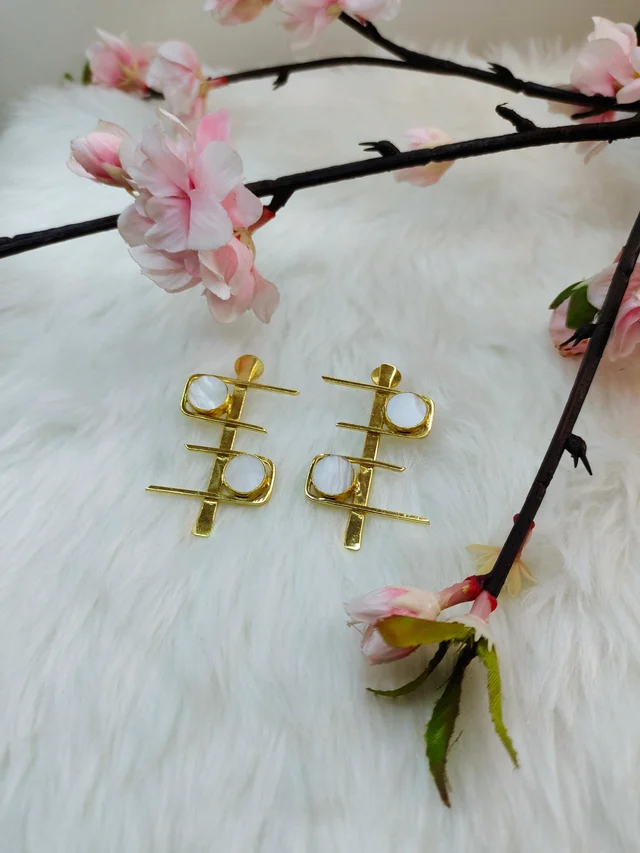 MOP C And D Drop Earrings