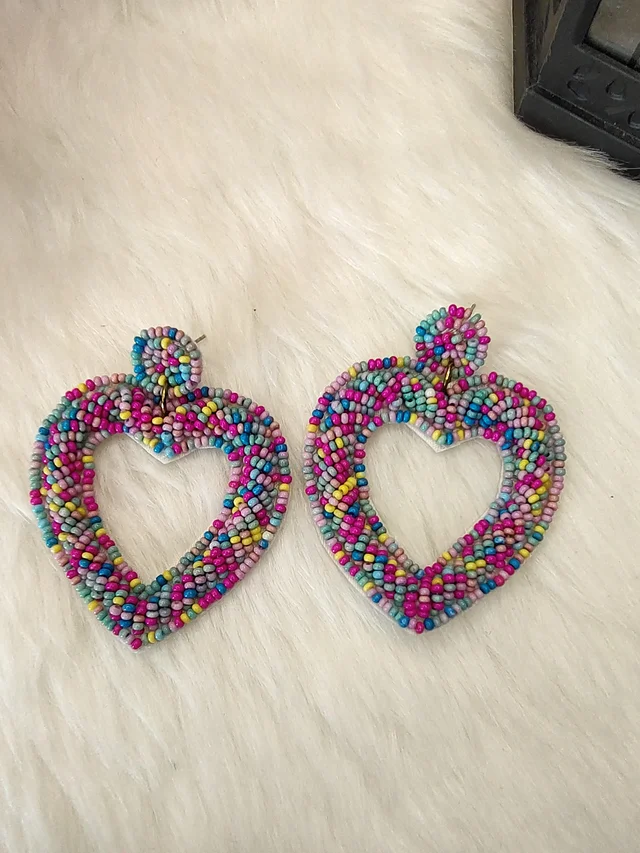 Gems Heart Earrings
