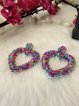 Gems Heart Earrings