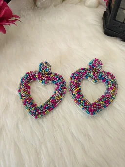 Gems Heart Earrings