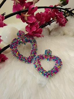 Gems Heart Earrings