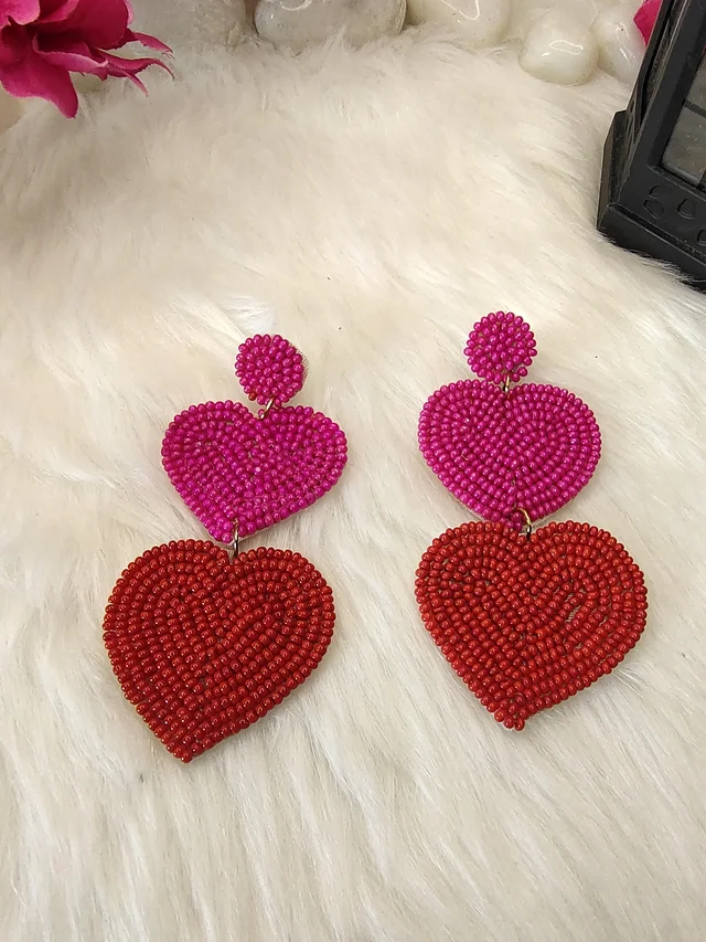 Double Heart Earrings