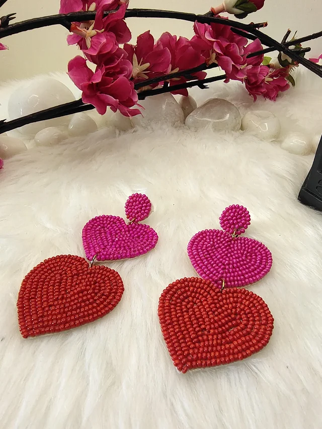 Double Heart Earrings