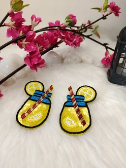 Lemonade Glass Earrings