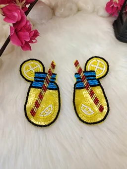 Lemonade Glass Earrings