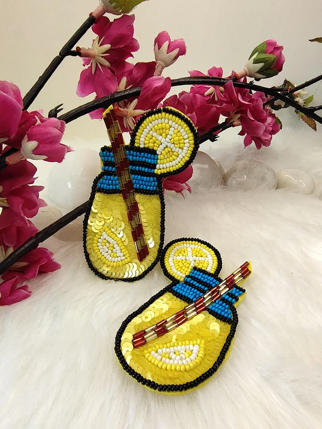 Lemonade Glass Earrings