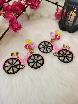 Cycle Earrings Pink