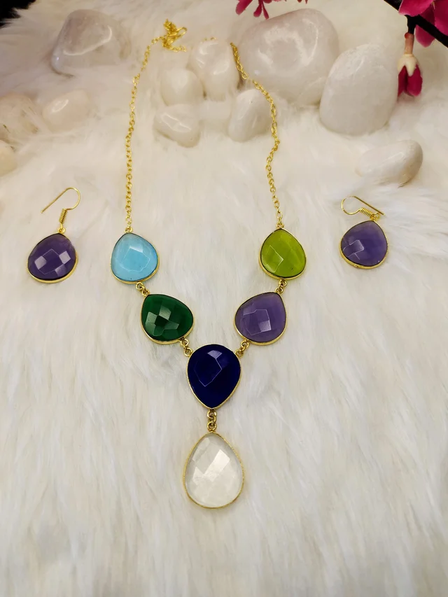 Multicolor Gemstone Necklace