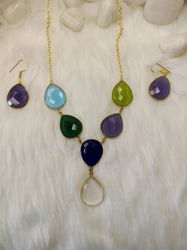 Multicolor Gemstone Necklace