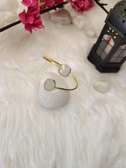 White Stone Kada Bracelet