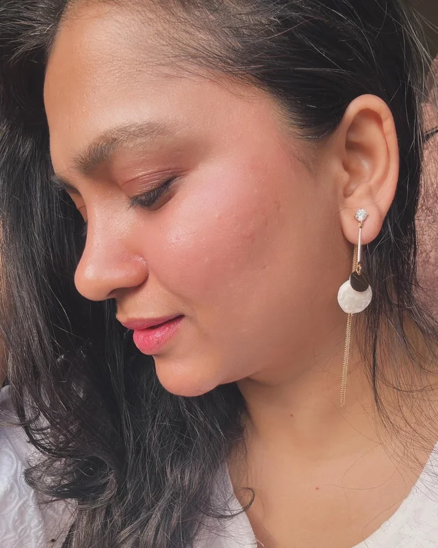 Mother Of Pearl Drop Earrings