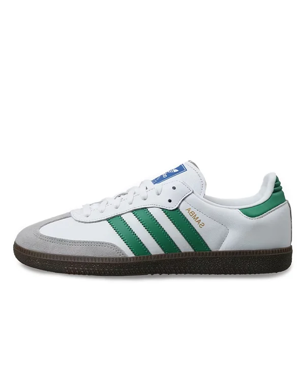 ADIDAS ORIGINALS SAMBA WHITE GREEN WOMENS