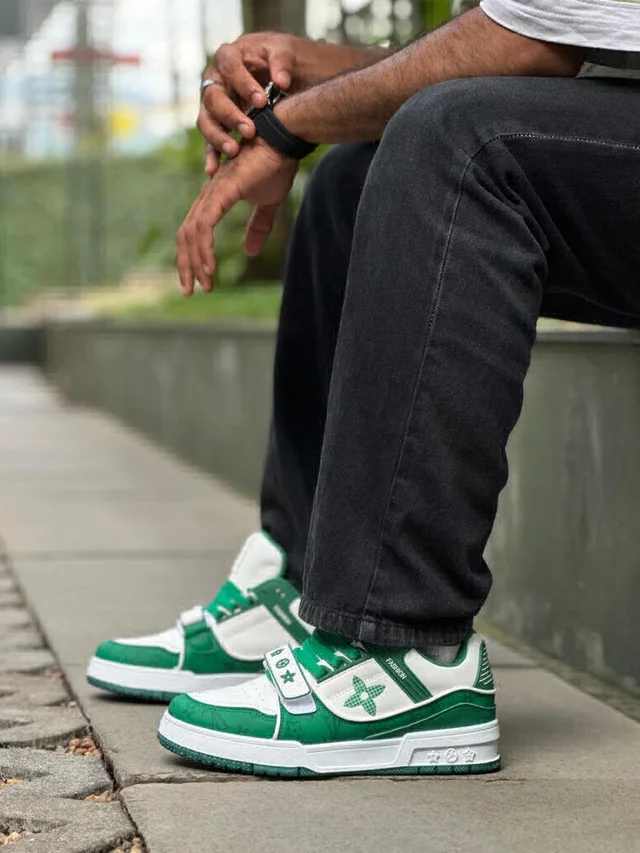 Imported Fashion Sneakers ( Green )