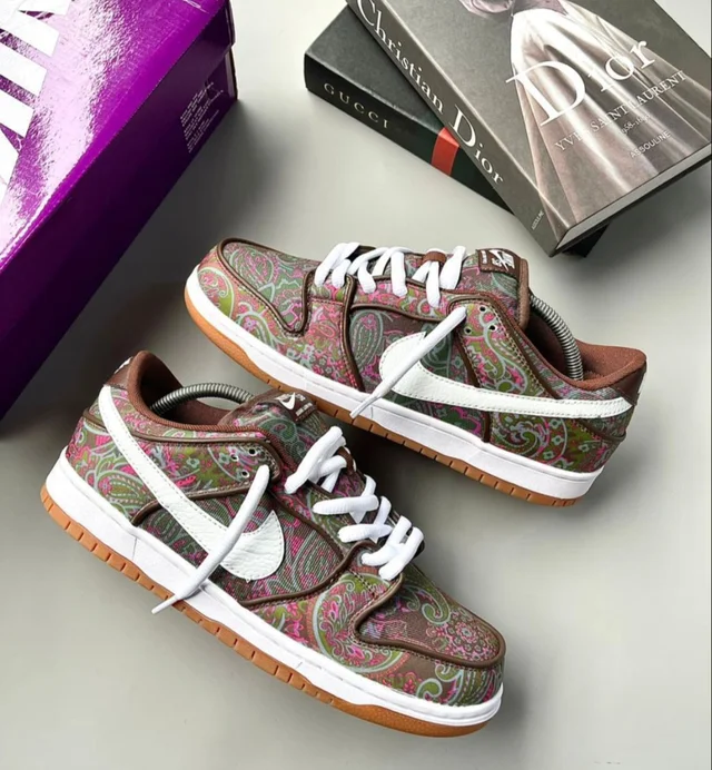 Nike Sb Dunk Paisley Brown 