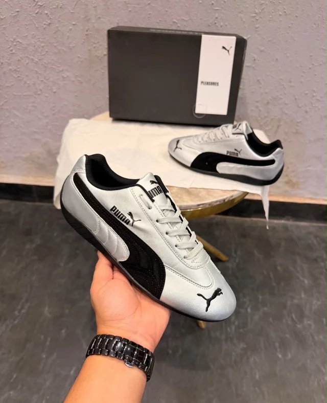 PUMA SPEED CAT METALLIC SILVER