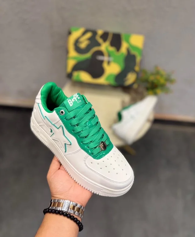 BATHING APE BAPE STA OS GREEN
