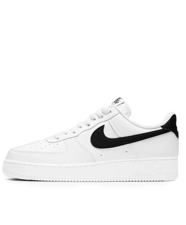 NIKE AIR FORCE ONE WHITE BLACK SWOOSH