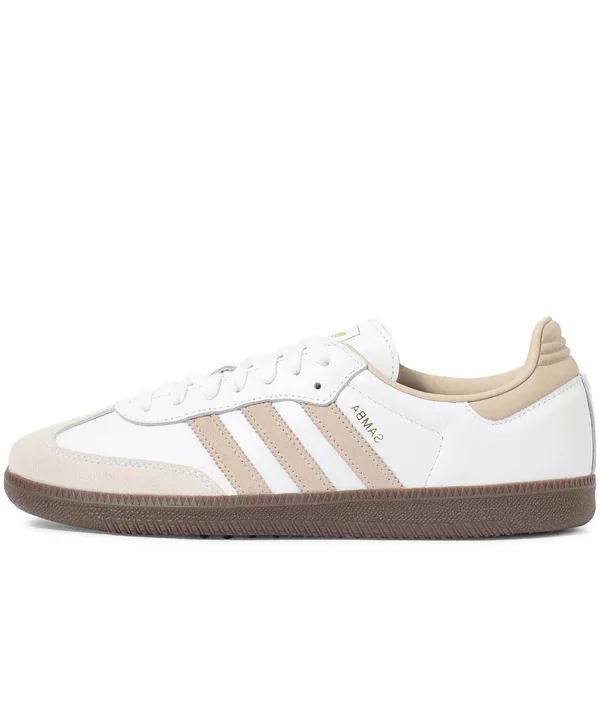 ADIDAS ORIGINALS SAMBA BEIGE GUM WOMENS