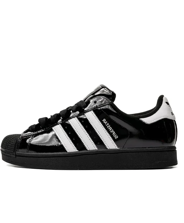 ADIDAS ORIGINAL SUPERSTAR ATMOS BLACK PATENT