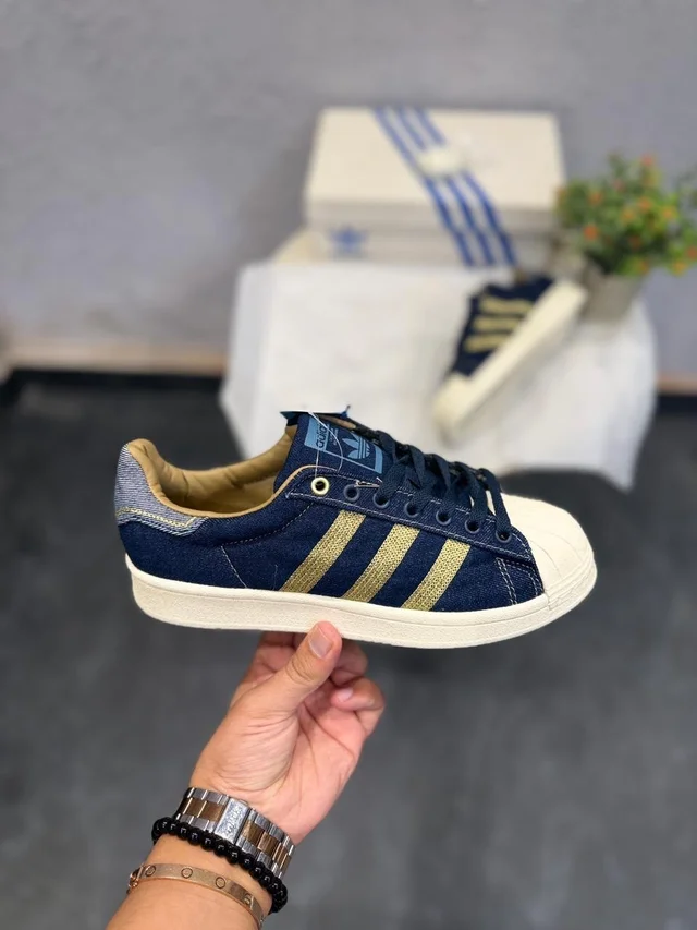 Adidas Originals Superstar Denim Blue 