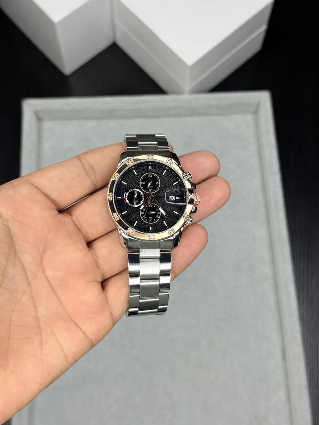 Tommy Hilfiger Black Dial 