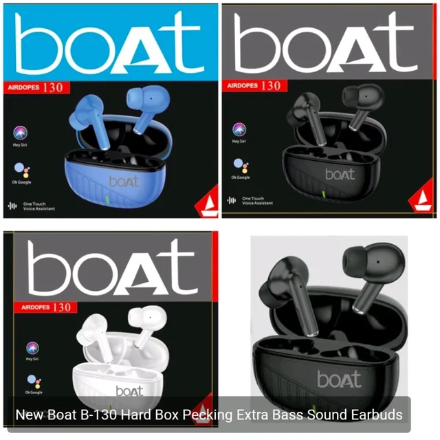 Boat B-130 Hard Box Pecking Extra Bass Sound Earbuds