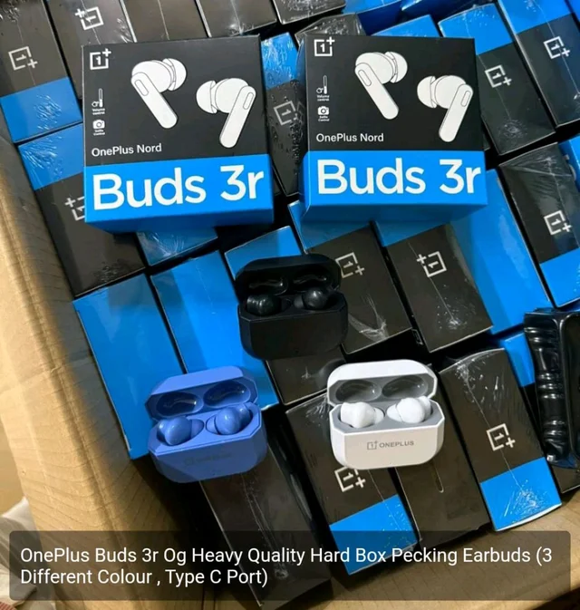 OnePlus Buds 3r Og Heavy Quality Hard Box Pecking Earbuds (3 Different Colour , Type C Port)