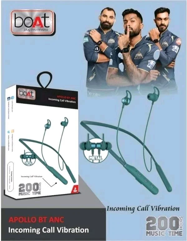 Boat BT-Apollo Bt Anc Incoming Call Vibration Nackband