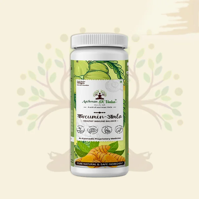 Aachman Sk Vedaa Curcumin Amla Extract Powder - 2