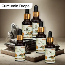 Aachman Veda Curcumin Drops - 1