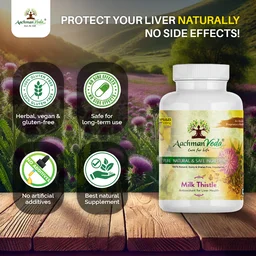 Aachman Veda Milk Thistle Veg Capsules - 3