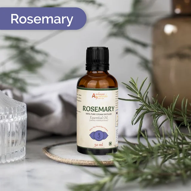 Aashman Ayurveda Rosemary Pure Steam Distilled Essential Oil - 3