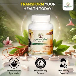 Aachman Veda Shatavari Veg Capsules - 4