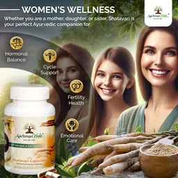 Aachman Veda Shatavari Veg Capsules - 4