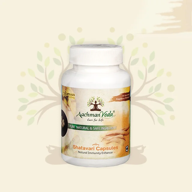 Aachman Veda Shatavari Veg Capsules - 4