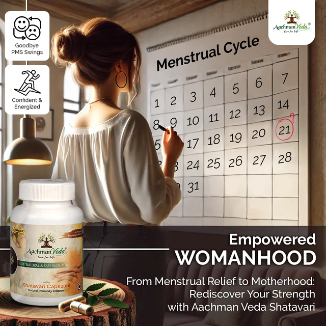 Aachman Veda Shatavari Veg Capsules - 4