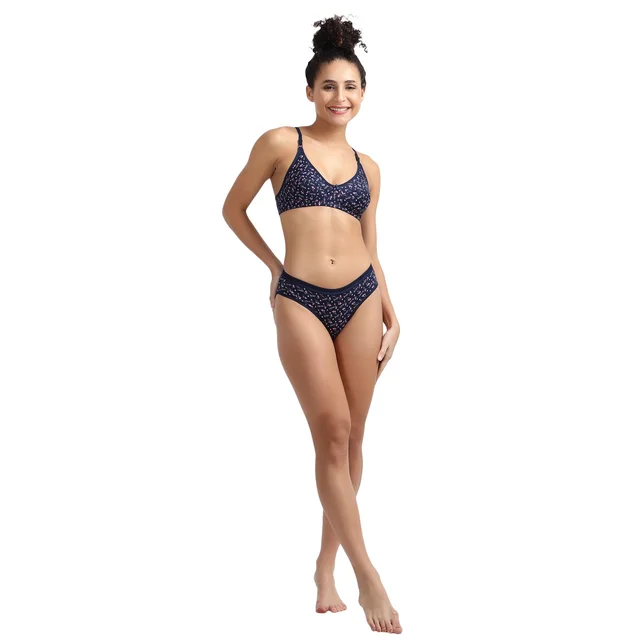 Women full coverage Bra panty set  