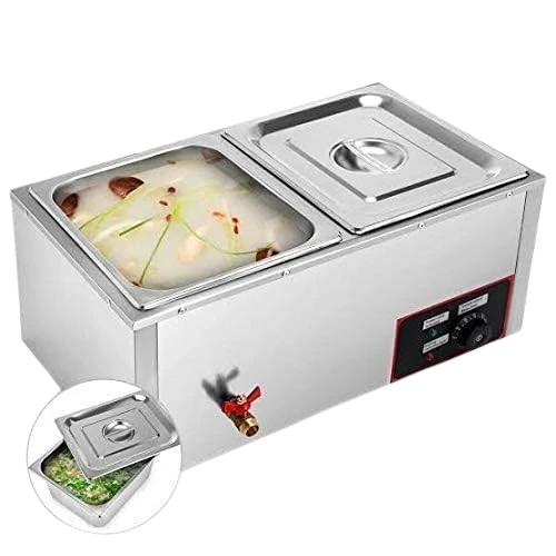 Commercial 2 Pan Electric Food Warmer | Rawat Impex