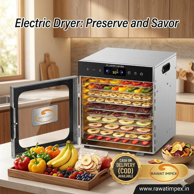 Mini Electric Dehydrator Machine (90°C) | Rawat Impex
