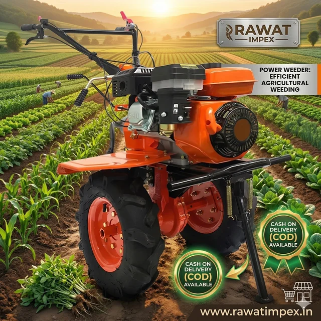 Commercial 9-HP Power Weeder Tiller | Rawat Impex