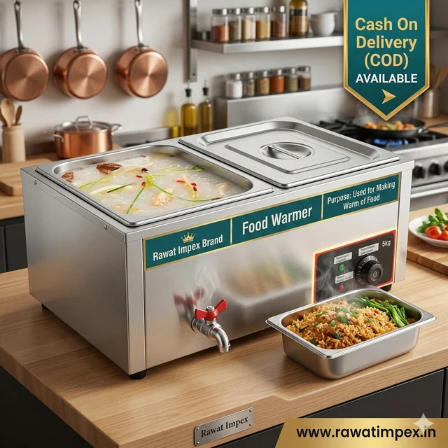Commercial 2 Pan Electric Food Warmer | Rawat Impex