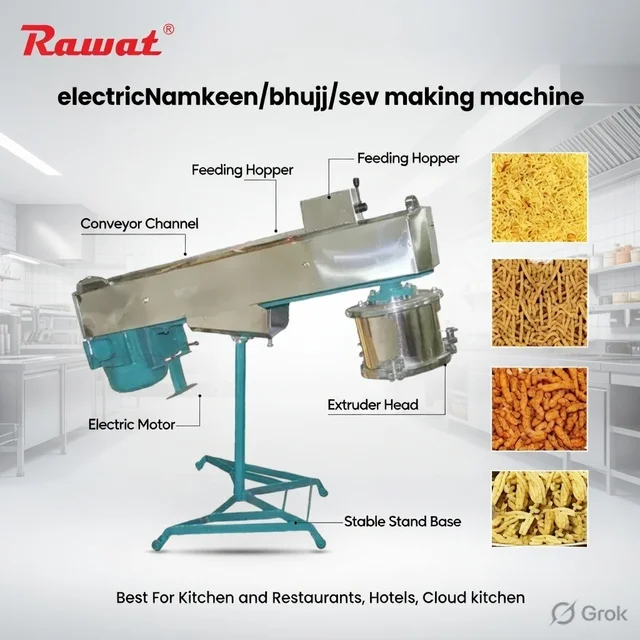 Commercial Namkeen & Bhujiya Making Machine | Rawat Impex