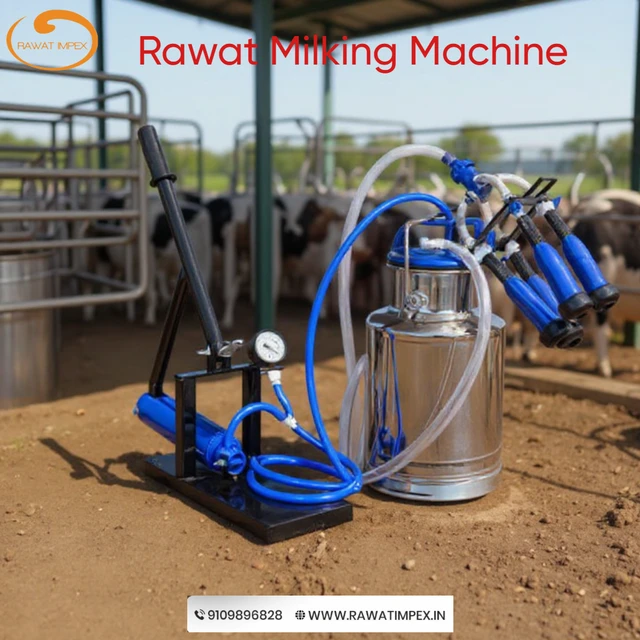 Manual Hand Operated Milking Machine | Rawat Impex