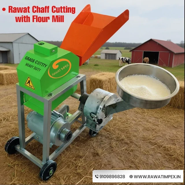 Chaff Cutting Machine with Chakki | Rawat Impex