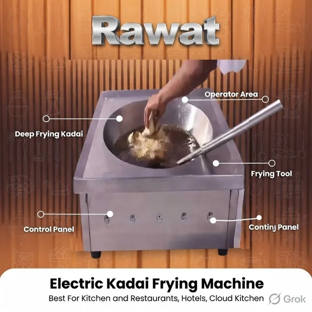 Commercial Electric Kadhai Machine | Rawat Impex