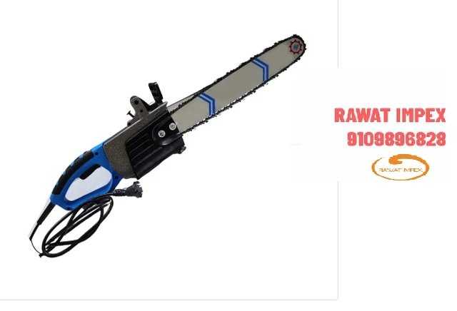 Electric Chain Saw Machine for Wood Cutting | Rawat Impex