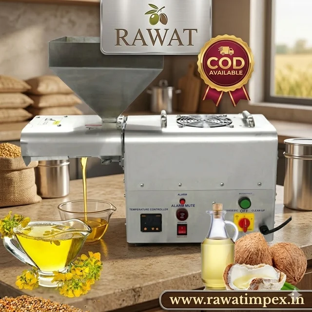 Multi Oil Seeds Expeller Machine With Temperature Control